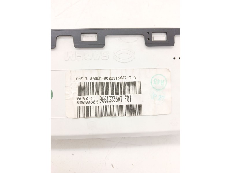 Recambio de pantalla multifuncion para peugeot 206+ (2l_, 2m_) 1.4 i referencia OEM IAM 96613336XT  