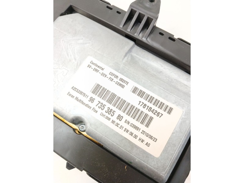 Recambio de cuadro instrumentos para citroën c4 grand picasso i (ua_) 1.6 hdi referencia OEM IAM 9673538580  