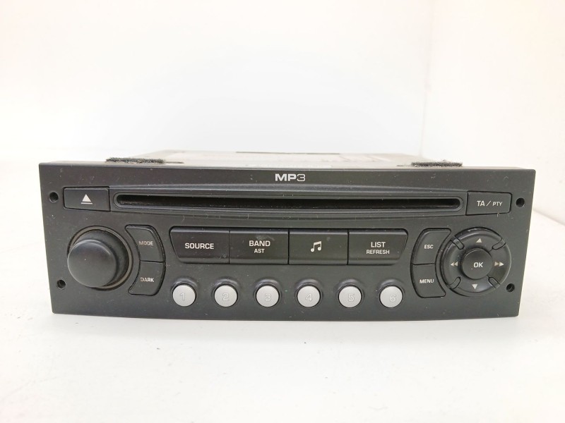 Recambio de sistema audio / radio cd para peugeot 5008 (0u_, 0e_) 1.6 hdi referencia OEM IAM 966591897701  