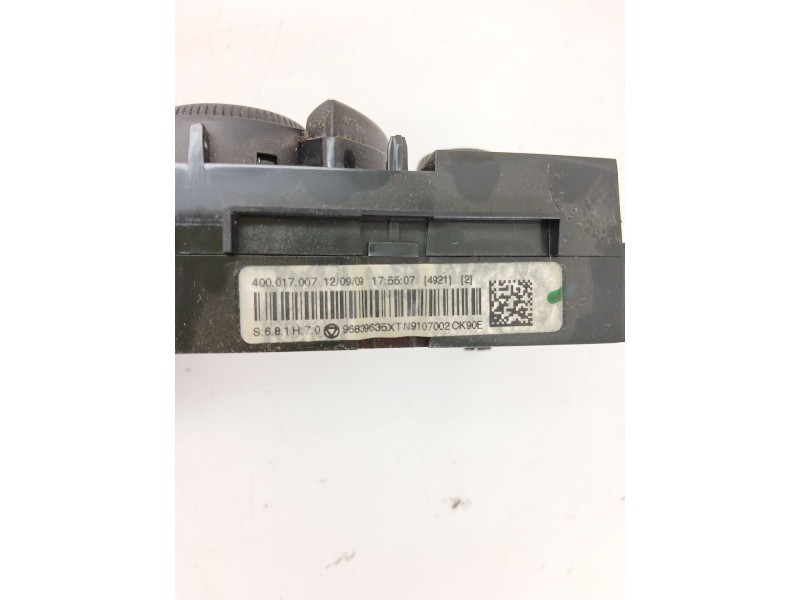 Recambio de mando climatizador para peugeot 5008 (0u_, 0e_) 1.6 hdi referencia OEM IAM 96839635XT  