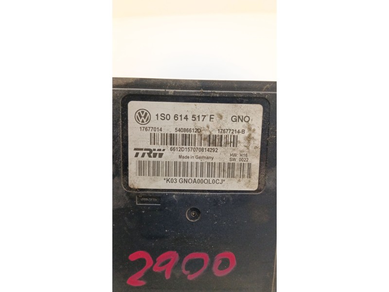 Recambio de abs para skoda rapid (nh3, nk3, nk6) 1.6 tdi referencia OEM IAM 1S0614517E  