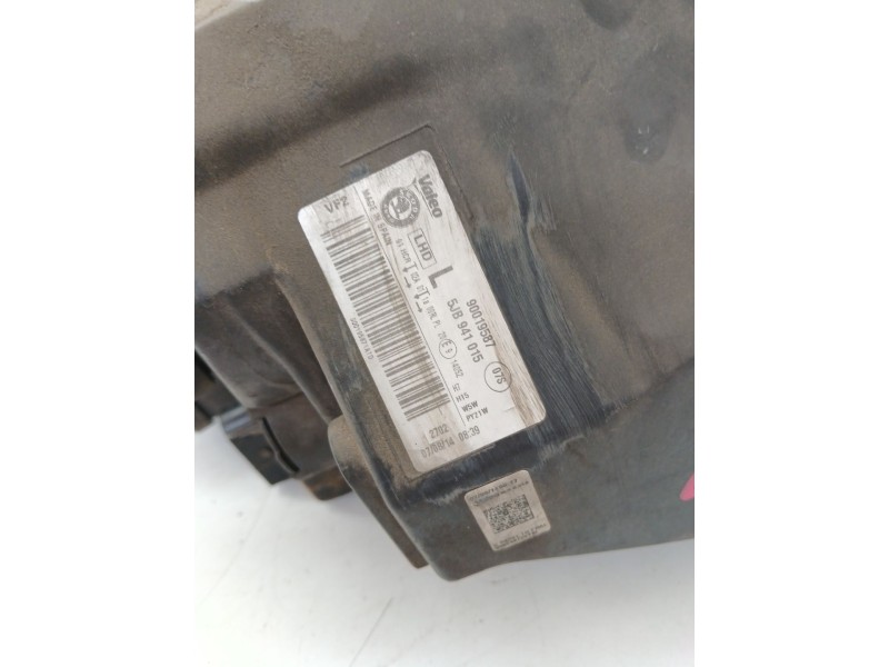 Recambio de faro izquierdo para skoda rapid (nh3, nk3, nk6) 1.6 tdi referencia OEM IAM   
							