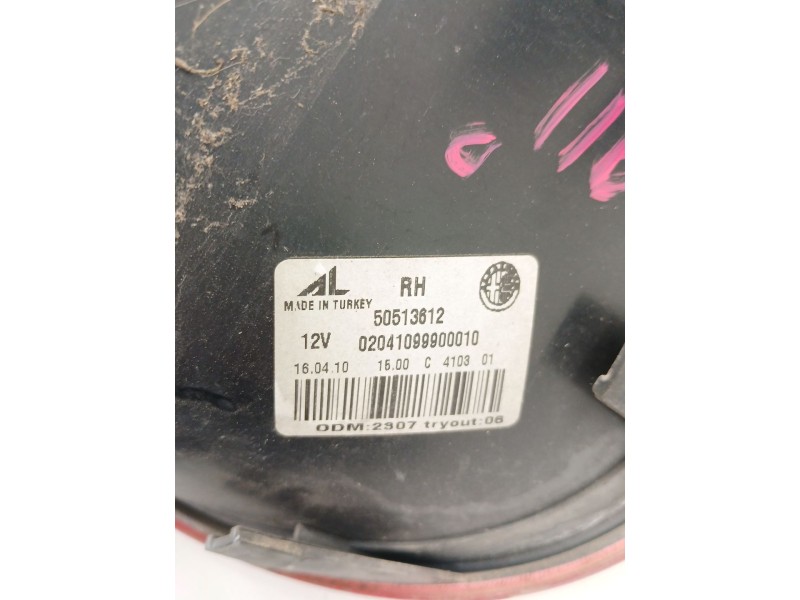 Recambio de piloto trasero derecho para alfa romeo giulietta (940_) 1.6 jtdm (940fxd1a) referencia OEM IAM 50513612  
							