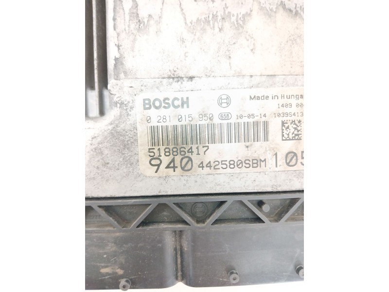 Recambio de centralita motor uce para alfa romeo giulietta (940_) 1.6 jtdm (940fxd1a) referencia OEM IAM 51886417  
							