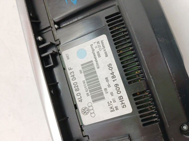 Recambio de mando climatizador para audi q7 (4lb) 3.0 tdi quattro referencia OEM IAM 4L0820043F  
							