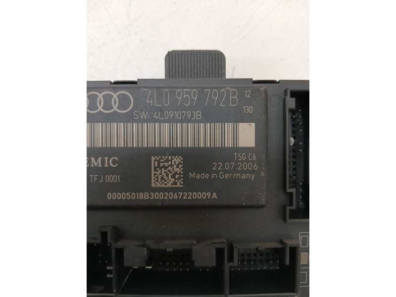 Recambio de modulo confort para audi q7 (4lb) 3.0 tdi quattro referencia OEM IAM 4L0959792B  
							