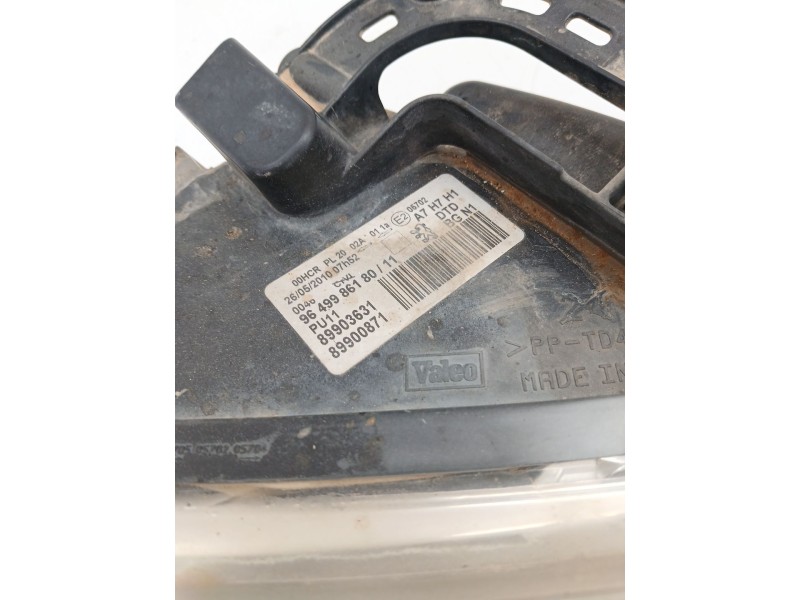 Recambio de faro derecho para peugeot 207/207+ (wa_, wc_) 1.4 referencia OEM IAM   