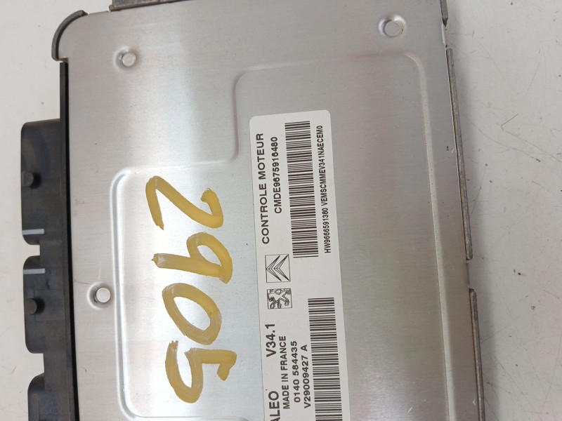 Recambio de centralita motor uce para peugeot 207/207+ (wa_, wc_) 1.4 referencia OEM IAM 9675916480  