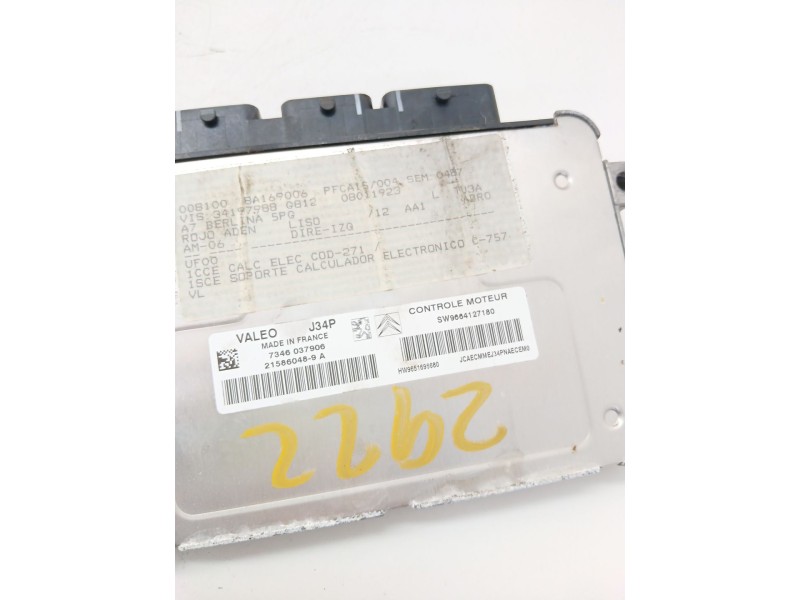 Recambio de centralita motor uce para peugeot 207/207+ (wa_, wc_) 1.4 referencia OEM IAM 9664127180  
							