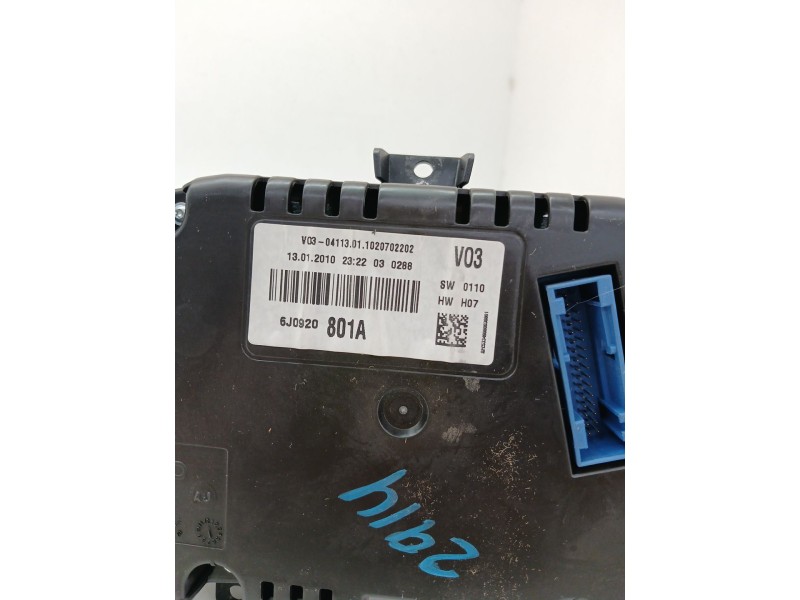 Recambio de cuadro instrumentos para seat ibiza iv (6j5, 6p1) 1.6 tdi referencia OEM IAM 6J0920801A  
