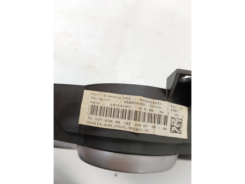 Recambio de cuadro instrumentos para peugeot 207/207+ (wa_, wc_) 1.4 referencia OEM IAM 9662903880  
							