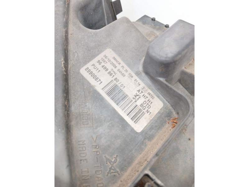 Recambio de faro derecho para peugeot 207/207+ (wa_, wc_) 1.4 referencia OEM IAM 9659986180  
