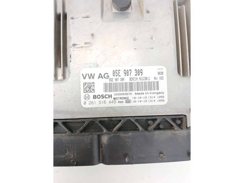 Recambio de centralita motor uce para seat leon (5f1) 1.5 tsi referencia OEM IAM 05E907309  
							