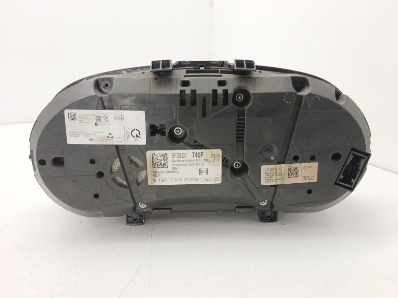 Recambio de cuadro instrumentos para seat leon (5f1) 1.5 tsi referencia OEM IAM 5F0920740F  