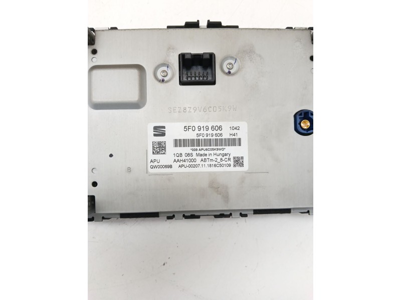 Recambio de pantalla multifuncion para seat leon (5f1) 1.5 tsi referencia OEM IAM 5F0919606  