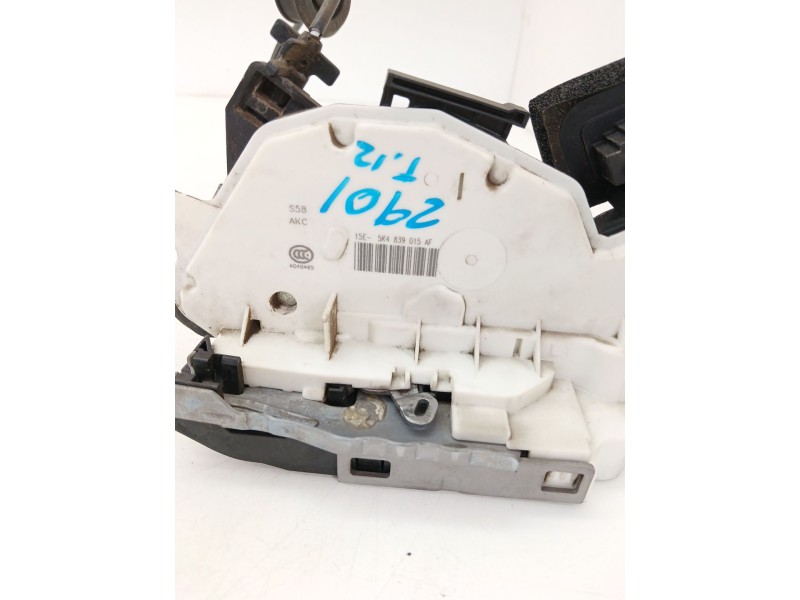 Recambio de cerradura puerta trasera izquierda para seat leon (5f1) 1.5 tsi referencia OEM IAM 5K4839015AF  