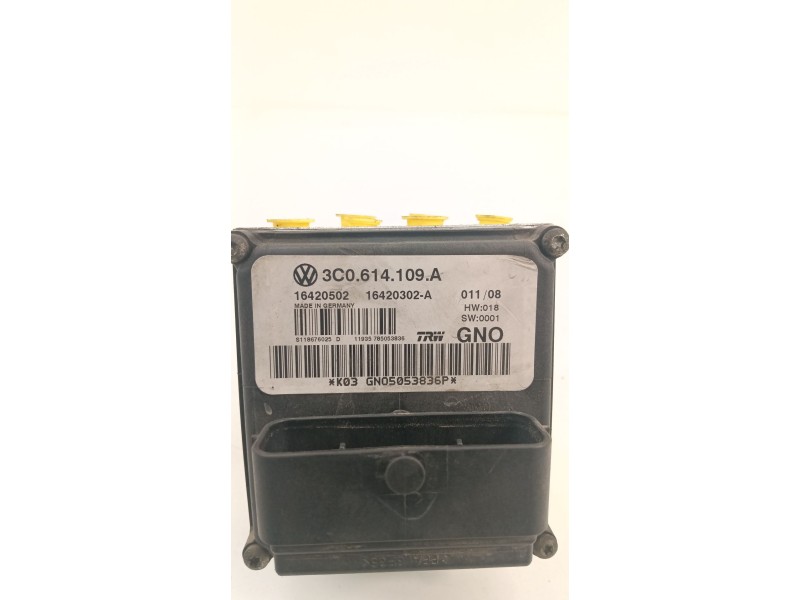 Recambio de centralita abs para volkswagen passat b6 (3c2) 2.0 tdi 16v referencia OEM IAM 3C0614109A  