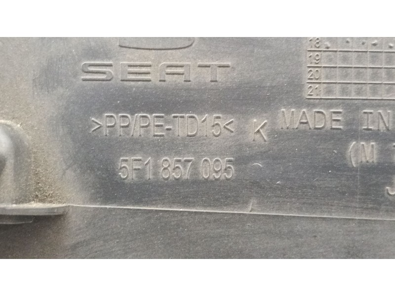 Recambio de guantera para seat leon (5f1) 1.5 tsi referencia OEM IAM 5F1857095  
							