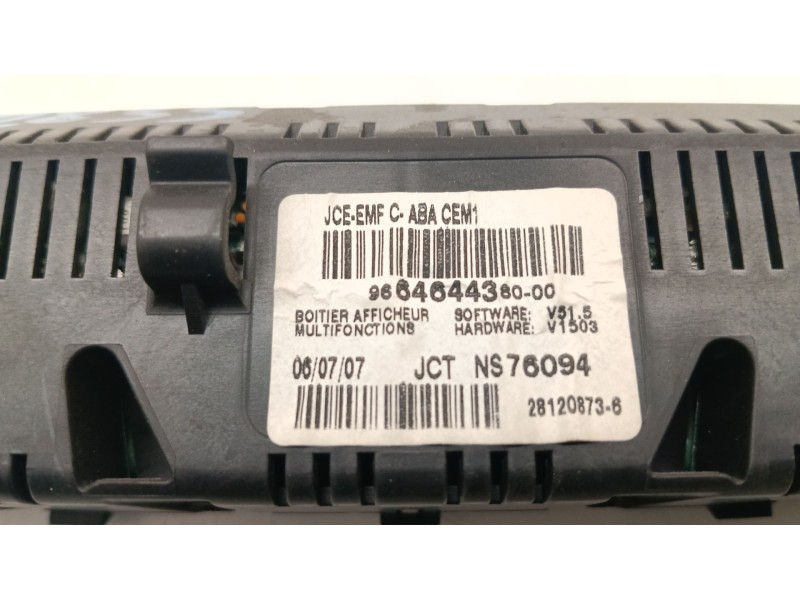 Recambio de pantalla multifuncion para citroën c4 i (lc_) 1.6 hdi referencia OEM IAM 966464438000  