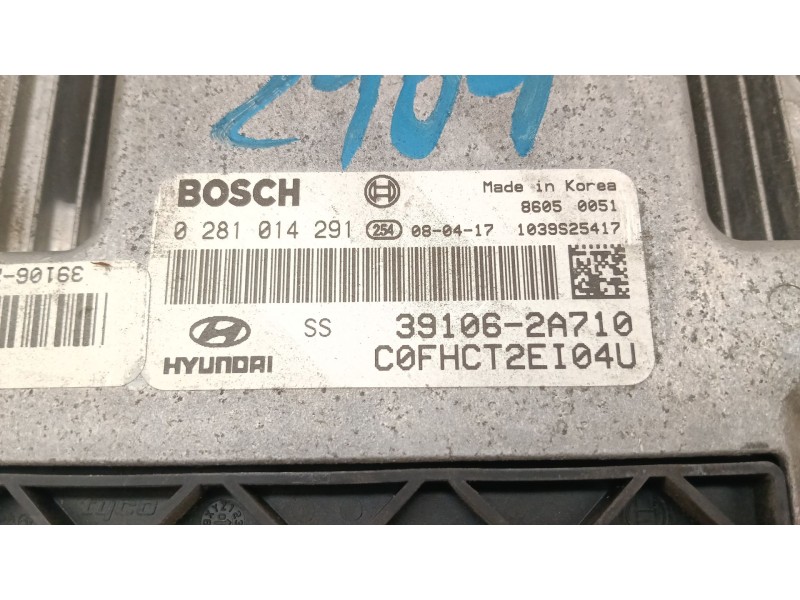 Recambio de centralita motor uce para hyundai i30 (fd) 1.6 crdi referencia OEM IAM 391062A710  
