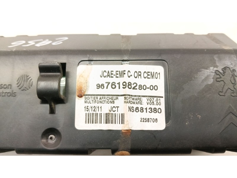 Recambio de pantalla multifuncion para peugeot 508 i (8d_) 2.0 hdi referencia OEM IAM 967619828000  
							