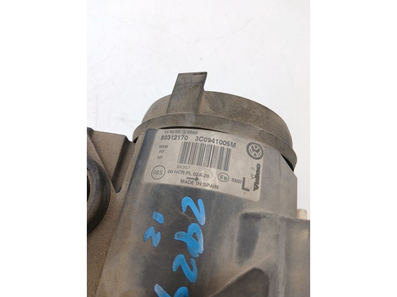 Recambio de faro izquierdo para volkswagen passat b6 (3c2) 2.0 tdi 16v referencia OEM IAM 3C0941005M  