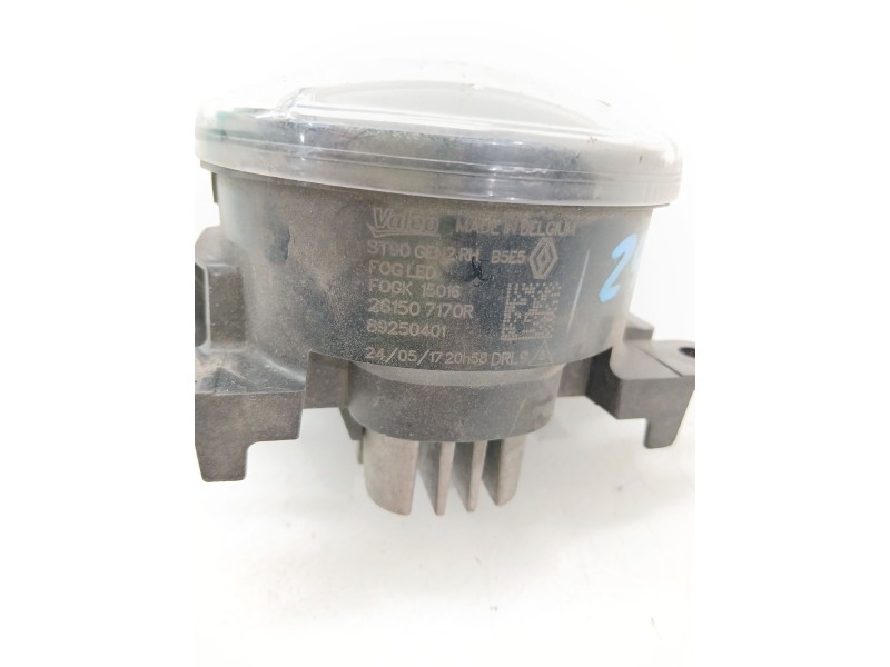 Recambio de faro antiniebla derecho para renault captur i (j5_, h5_) 1.2 tce 120 referencia OEM IAM 261507170R  
							