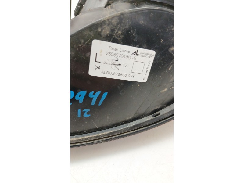 Recambio de piloto trasero izquierdo para renault captur i (j5_, h5_) 1.2 tce 120 referencia OEM IAM 265557849R  
