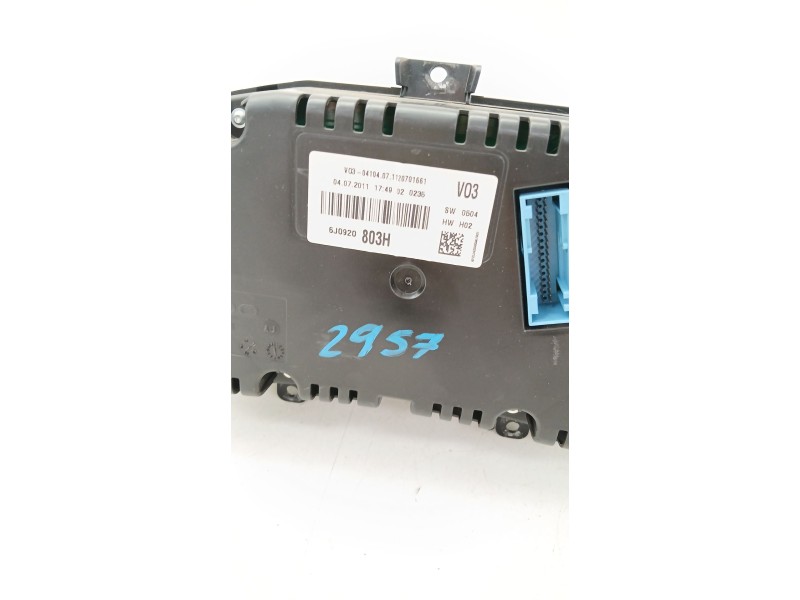 Recambio de cuadro instrumentos para seat ibiza iv sc (6j1, 6p5) 1.2 tdi referencia OEM IAM 6J0920803H  