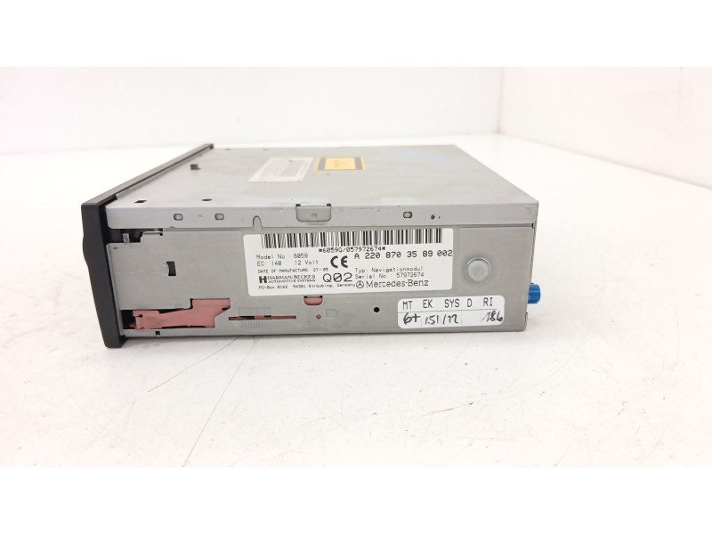 Recambio de sistema dvd para mercedes-benz cls (c219) cls 350 (219.356) referencia OEM IAM A2208703589002  
							