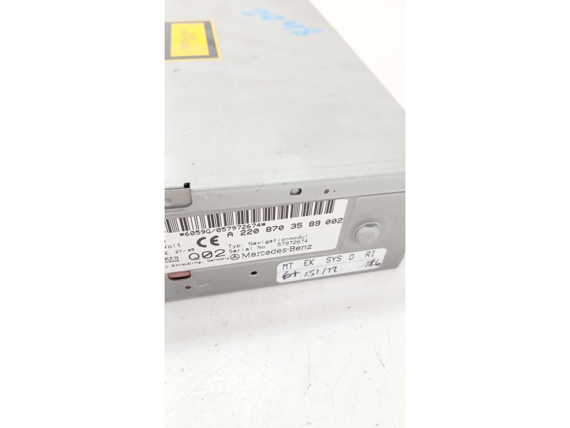 Recambio de sistema dvd para mercedes-benz cls (c219) cls 350 (219.356) referencia OEM IAM A2208703589002  