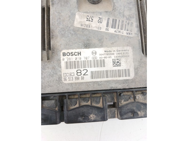 Recambio de centralita motor uce para peugeot 206 hatchback (2a/c) 1.4 hdi referencia OEM IAM 9651399080  