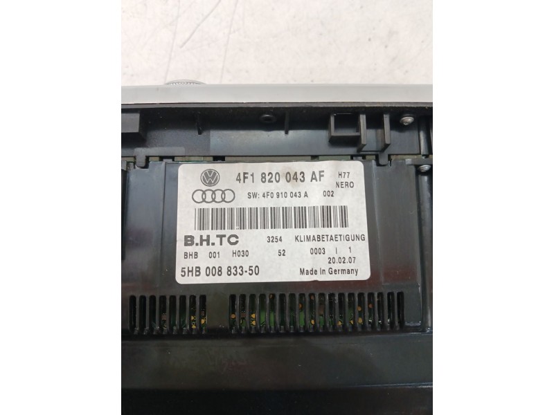Recambio de mando climatizador para audi a6 c6 (4f2) 2.7 tdi referencia OEM IAM 4F1820043AF  