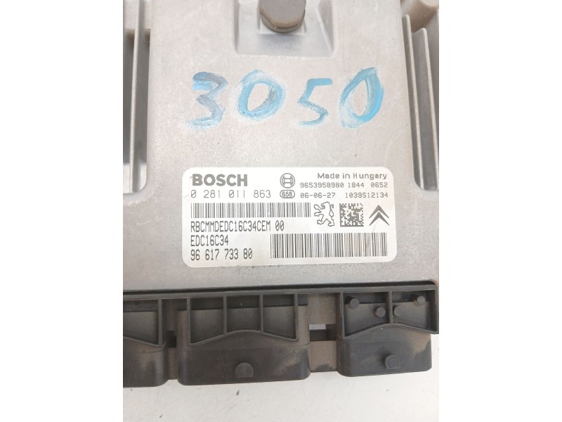 Recambio de centralita motor uce para peugeot 307 (3a/c) 1.6 hdi referencia OEM IAM 9661773380  