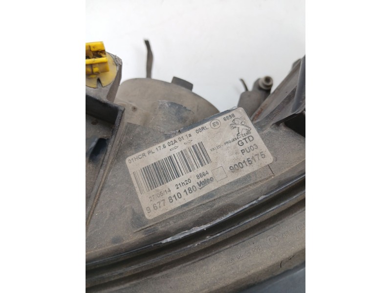 Recambio de faro izquierdo para peugeot 2008 i (cu_) 1.2 vti referencia OEM IAM   