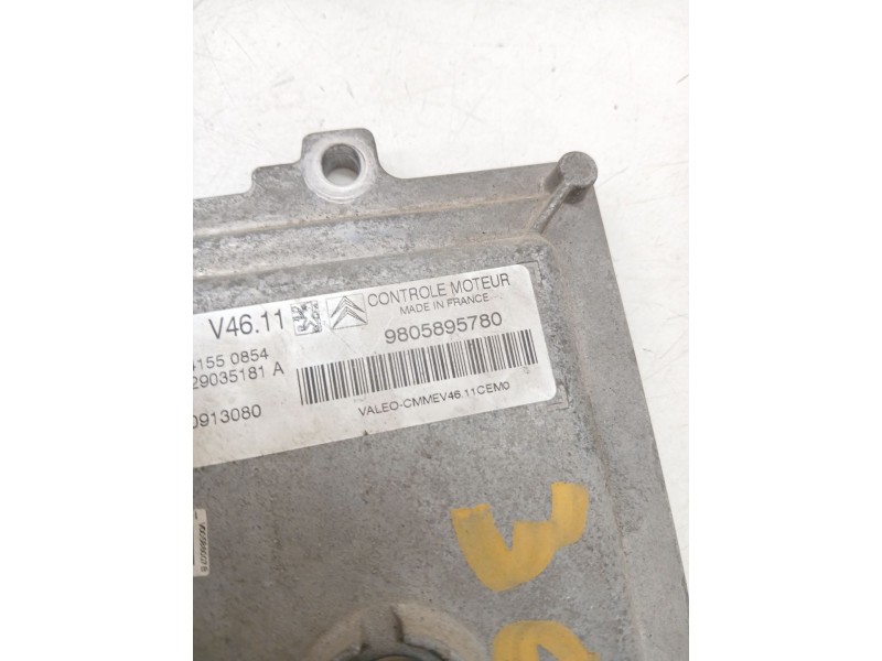 Recambio de centralita motor uce para peugeot 2008 i (cu_) 1.2 vti referencia OEM IAM 9805895780  