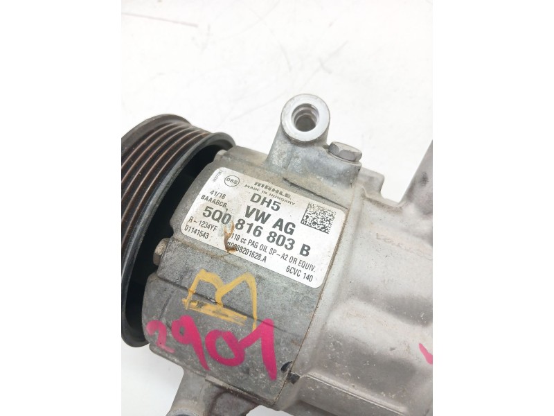 Recambio de compresor aire acondicionado para seat leon (5f1) 1.5 tsi referencia OEM IAM 5Q0816803B  