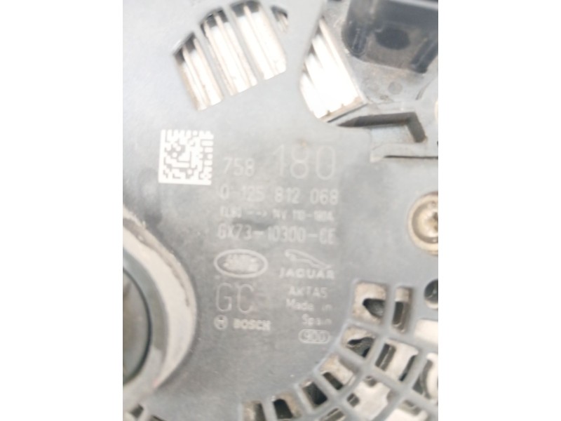 Recambio de alternador para jaguar e-pace (x540) 2.0 d180 awd referencia OEM IAM GX7310300CE  
							