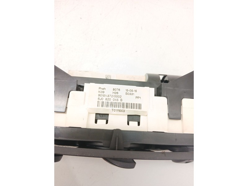 Recambio de mando calefaccion / aire acondicionado para seat ibiza iv (6j5, 6p1) 1.2 referencia OEM IAM 6J0820045B  
							