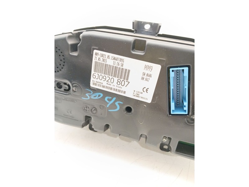 Recambio de cuadro instrumentos para seat ibiza iv (6j5, 6p1) 1.2 referencia OEM IAM 6J0920807  