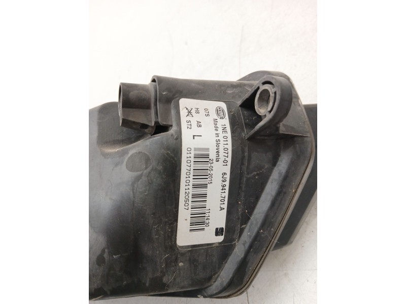 Recambio de faro antiniebla izquierdo para seat ibiza iv (6j5, 6p1) 1.2 referencia OEM IAM 6J9941701A  
							