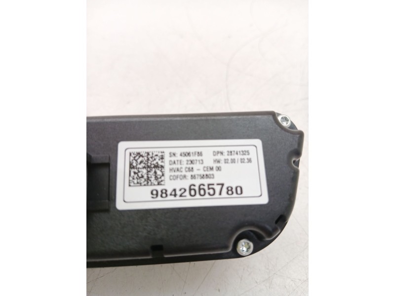 Recambio de mando climatizador para opel mokka 1.2 (76) referencia OEM IAM 9842665780  
