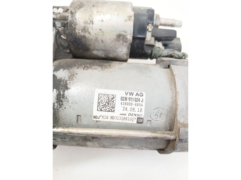 Recambio de motor arranque para seat leon (5f1) 1.5 tsi referencia OEM IAM 02M911024J  