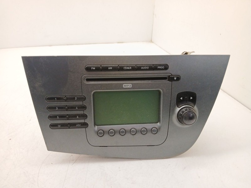 Recambio de sistema audio / radio cd para seat leon (1p1) 1.4 tsi referencia OEM IAM 1P1035186B  