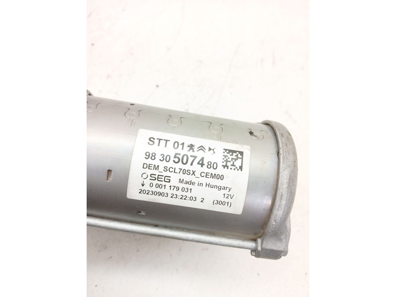 Recambio de motor arranque para opel mokka 1.2 (76) referencia OEM IAM 9830507480  
							