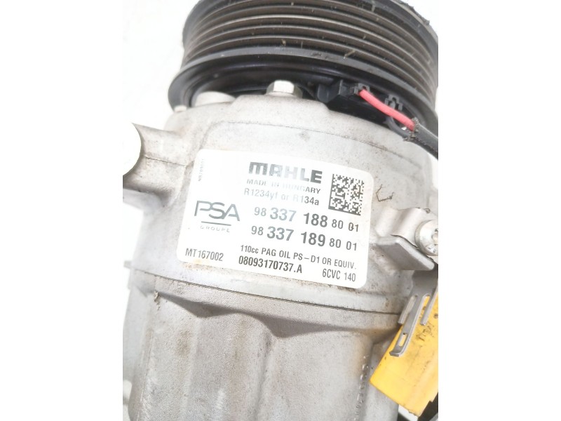 Recambio de compresor aire acondicionado para opel mokka 1.2 (76) referencia OEM IAM 983371888001  