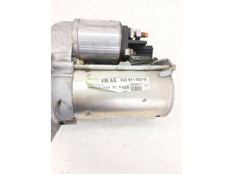 Recambio de motor arranque para seat leon (1p1) 1.4 tsi referencia OEM IAM 02Z911023G  