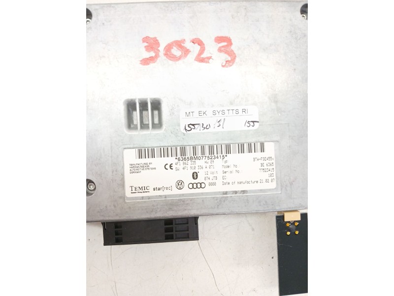 Recambio de modulo electronico para audi a6 c6 (4f2) 2.7 tdi referencia OEM IAM 4F1862335  
							