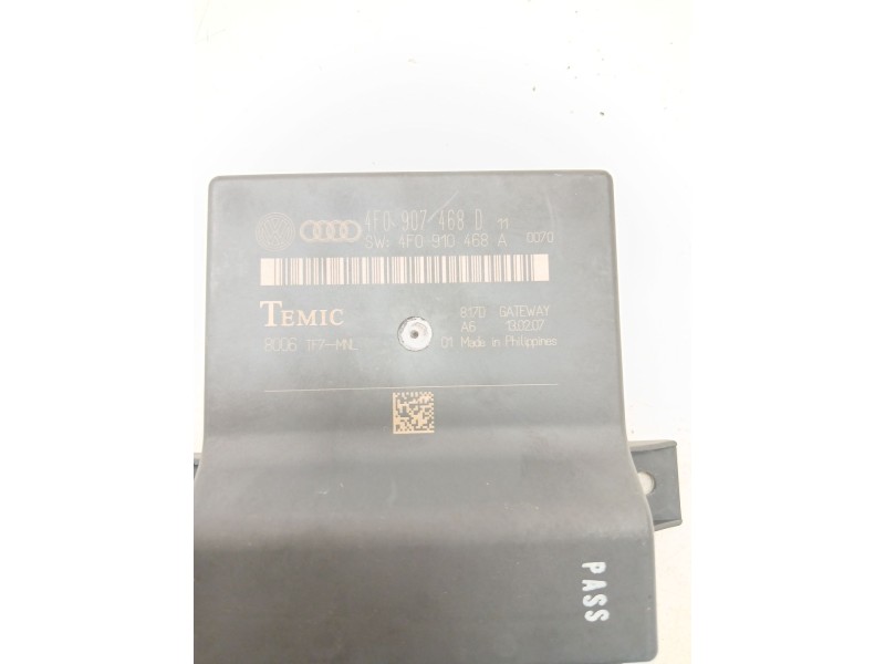 Recambio de modulo electronico para audi a6 c6 (4f2) 2.7 tdi referencia OEM IAM 4F0907468D  