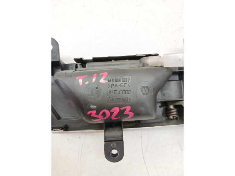 Recambio de maneta interior trasera izquierda para audi a6 c6 (4f2) 2.7 tdi referencia OEM IAM 4F0839019F  